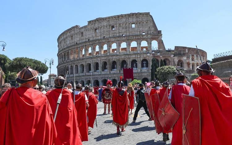 Corteo storico per il Natale di Roma - Ipa