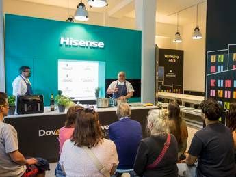 Alla Design week di Milano Hisense presenta 'The colorful district'