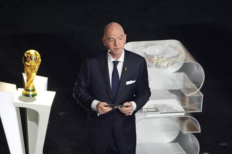 Il presidente della Fifa Gianni Infantino - Fotogramma/PA