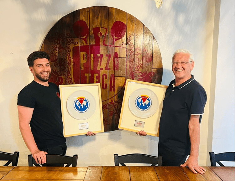 Pizzateca secondo al Campionato Mondiale Pizza con lo chef Andrea Gallizzi