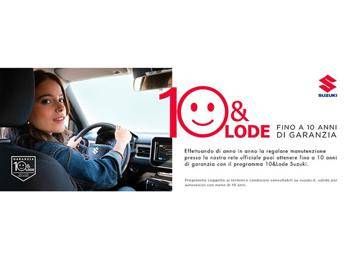 Suzuki allunga la fiducia: arriva la garanzia 10&LODE fino a 10 anni