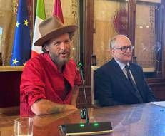 Jovanotti e il sindaco Gualtieri