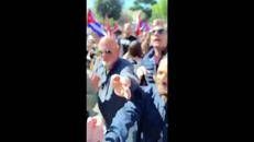 25 aprile, momenti di tensione a corteo Anpi Roma - Video