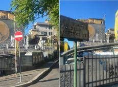 Incrocio tra via Ostiense e via delle Sette Chiese dove ci sono stati gli spari