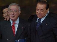 Marcello Dell'Utri e Silvio Berlusconi - (Ipa)