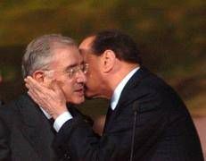 Marcello Dell'Utri e Silvio Berlusconi - (Ipa)