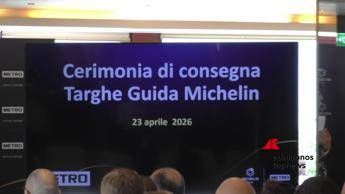 Gdo: a Roma Metro consegna le targhe ufficiali 'Guida Michelin 2026', 31 i premiati
