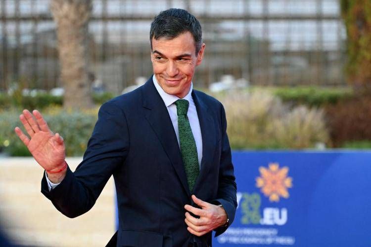 Il premier socialista Pedro Sanchez - (Afp)
