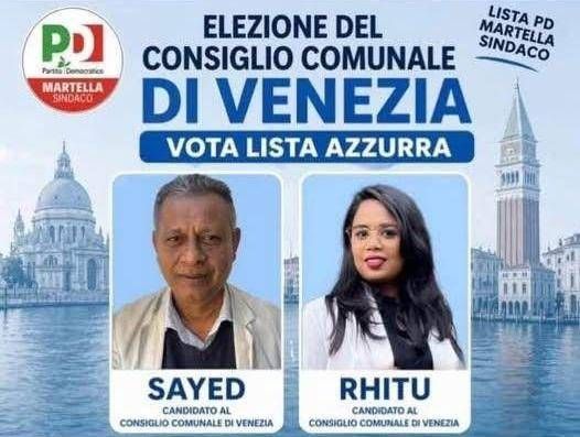 Elezioni comunali Venezia, sei bengalesi nelle liste del Pd. Speranzon: "Che ne pensano le donne Dem?"