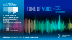 Torna Forum comunicazione, tema 2026 il 'tone of voice' delle organizzazioni