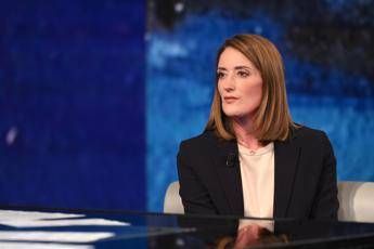 La presidente del Parlamento Europeo Roberta Metsola  - Fotogramma/Ipa