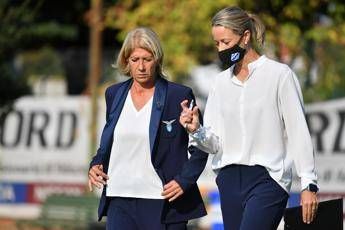 L'eurodeputata M5S, ex calciatrice ed allenatrice Carolina Morace (a sinistra) - Fotogramma/Ipa