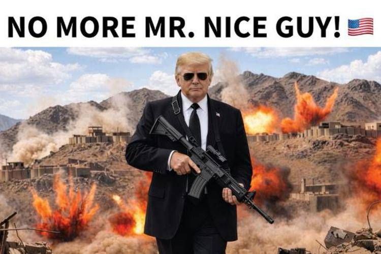 Trump, fucile in mano e messaggio all&rsquo;Iran: