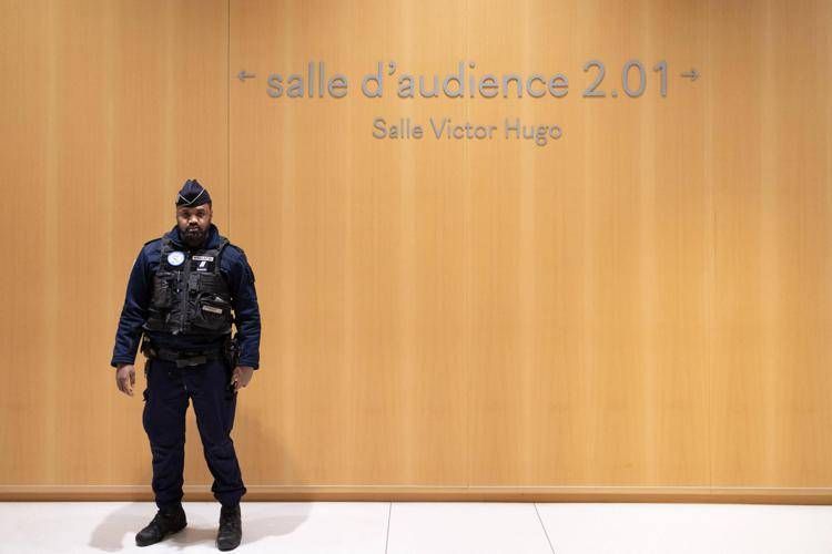 Parigi, l'aula di Tribunale in cui si è svolto un processo per presunte violenze sessuali che ha fatto molto clamore in Francia  - Fotogramma/Ipa