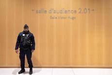 Parigi, l'aula di Tribunale in cui si è svolto un processo per presunte violenze sessuali che ha fatto molto clamore in Francia  - Fotogramma/Ipa