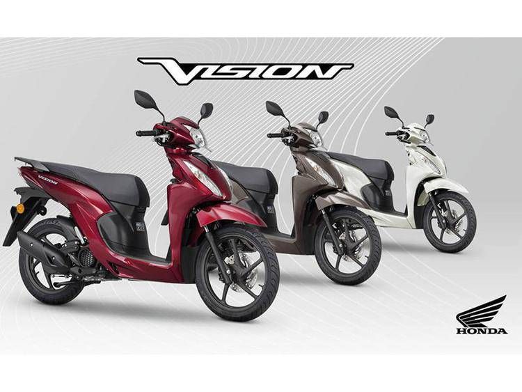 Honda Vision 110 2026, nuovi colori per lo scooter urbano