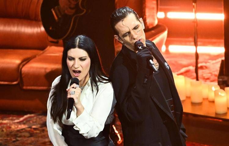 Laura Pausini e Achille Lauro - fotogramma/ipa