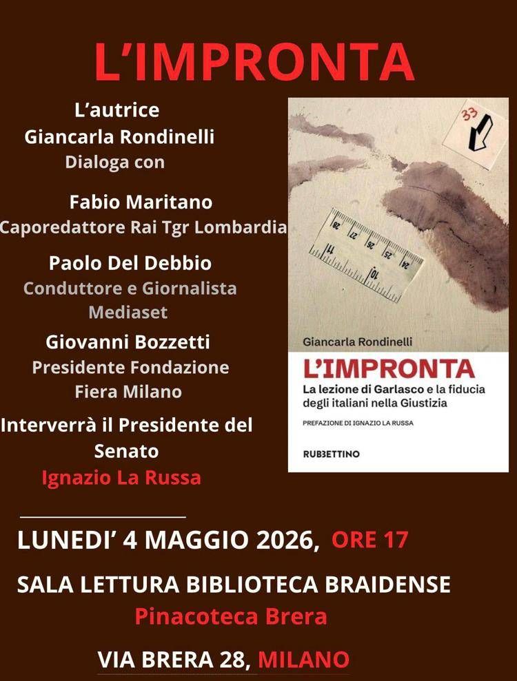 Il libro 'L'impronta - La lezione di Garlasco e la fiducia degli italiani nella giustizia'