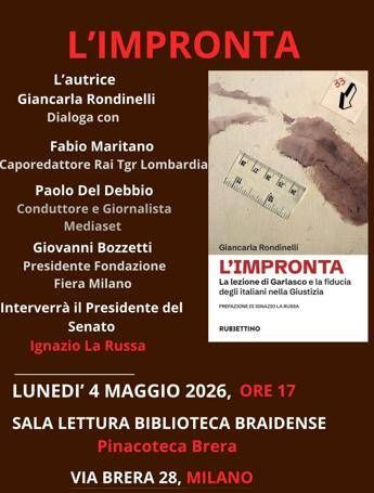 Il libro 'L'impronta - La lezione di Garlasco e la fiducia degli italiani nella giustizia'
