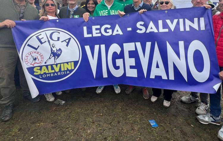 Delegazione della Lega di Vigevano a Pontida nel 2024 - Lega Salvini Premier - Sezione di Vigevano /Facebook