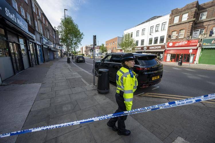 Il quartiere di Golders Green dopo l'attacco - Ipa