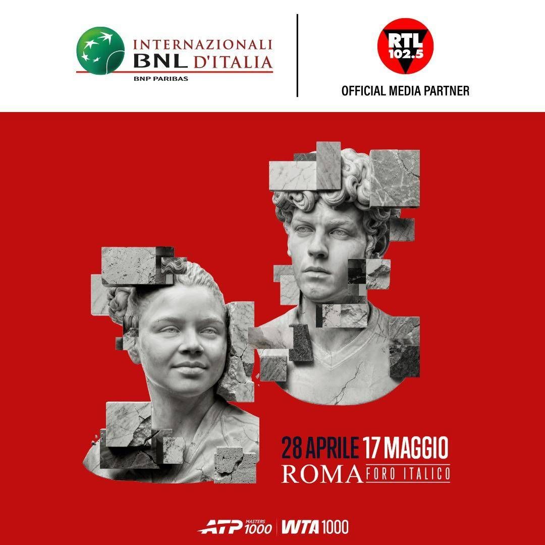 RTL 102.5 in diretta dagli Internazionali BNL d’Italia: radio, ospiti e retroscena dal Foro Italico