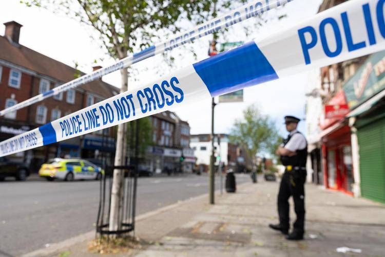 Londra, polizia a Golders Green, teatro dell'accoltellamento di due ebrei - Fotogramma /Ipa
