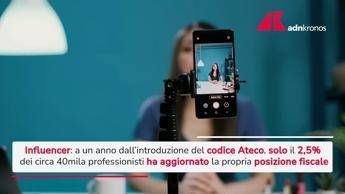 Influencer in Italia, settore cresce ma in pochi aggiornano posizione fiscale