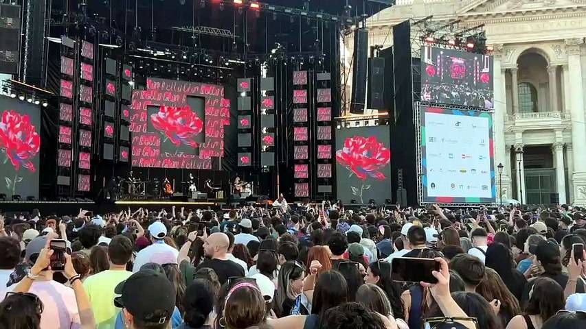 Concertone 1 maggio, Delia canta Bella Ciao. Nazari: “Palestina libera”