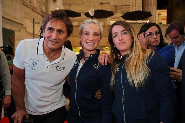 Bebe Vio e Alex Zanardi - Fotogramma/IPA