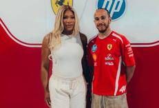 Serena Williams e Lewis Hamilton - Instagram @scuderiaferrari