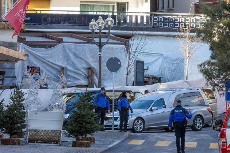 Il locale di Crans Montana, luogo dell'incendio di Capodanno (Fotogramma/Ipa)