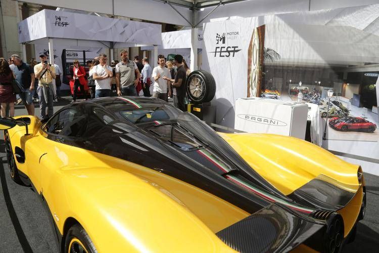 Una Pagani esposta alla Motor Valley Fest di Modena  - Fotogramma/Ipa