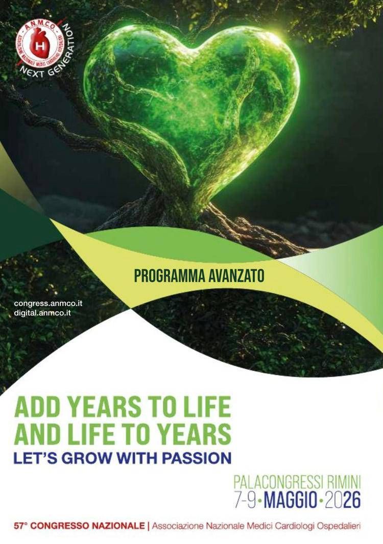 Cardiologia italiana a Rimini, 57mo congresso dell'Anmco