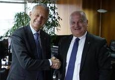 Il presidente dell’Inail Fabrizio D’Ascenzo e il presidente di Federmanager Valter Quercioli