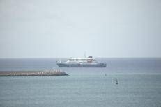La nave al largo di Capo Verde - Afp