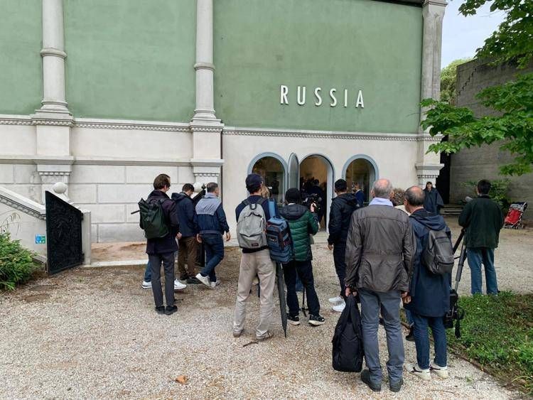 Il Padiglione della Russia, foto Adnkronos