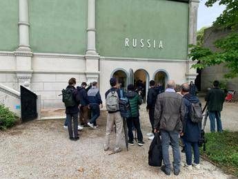 Il Padiglione della Russia, foto Adnkronos