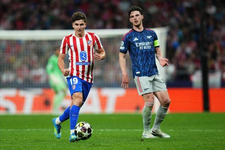 Julian Alvarez e Declan Rice - Ipa/Fotogramma