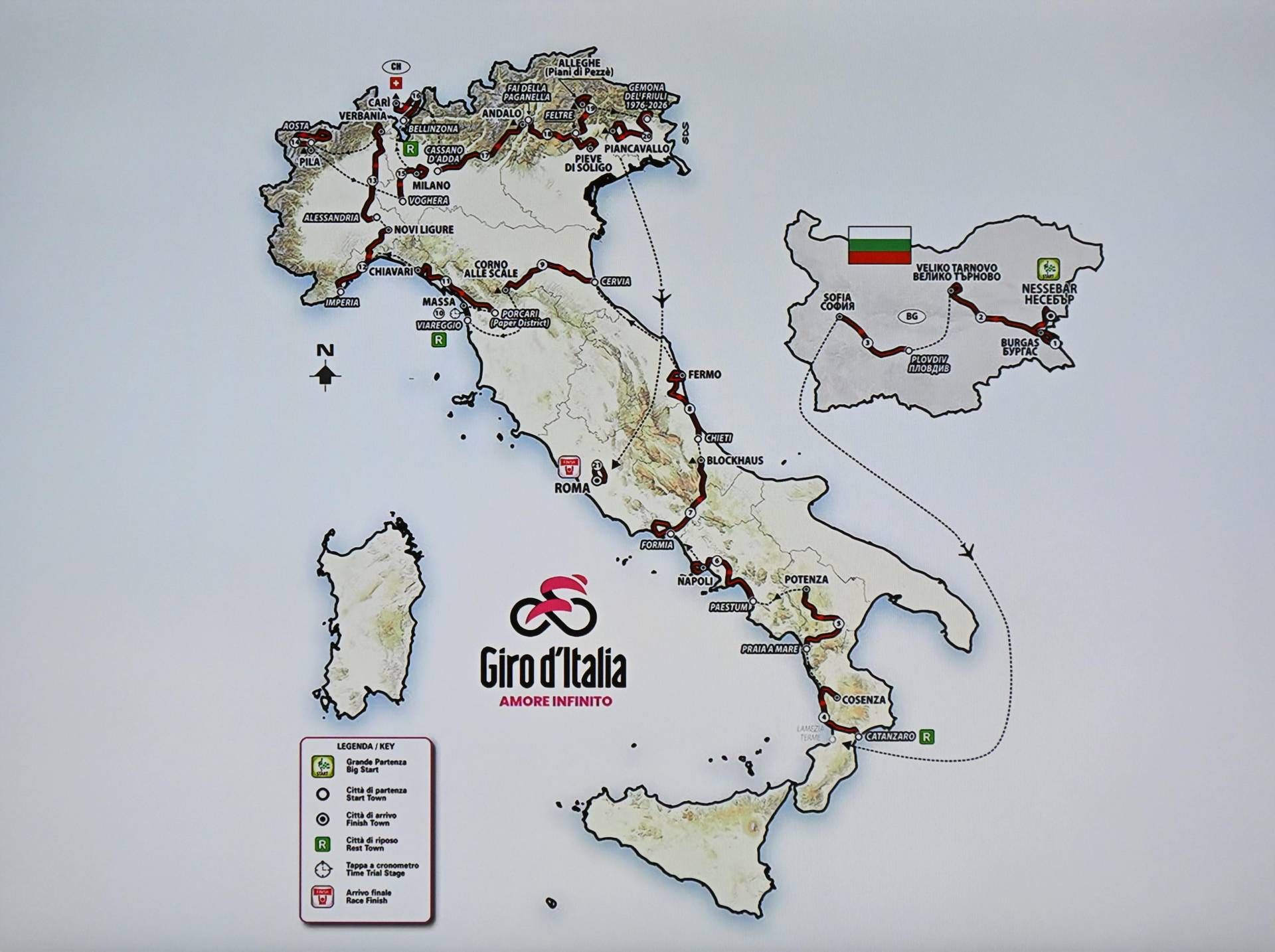Giro d'Italia al via domani: dove vedere tutte le tappe in tv e streaming