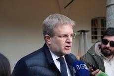 Il capodelegazione di Fdi al Parlamento Europeo Carlo Fidanza  - (Fotogramma/Ipa)