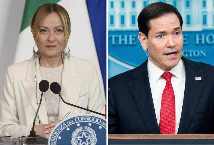 Giorgia Meloni e Marco Rubio - Fotogramma /Ipa