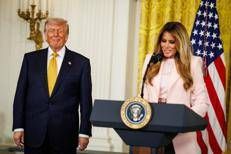 Melania e Doanld Trump - (Ipa)