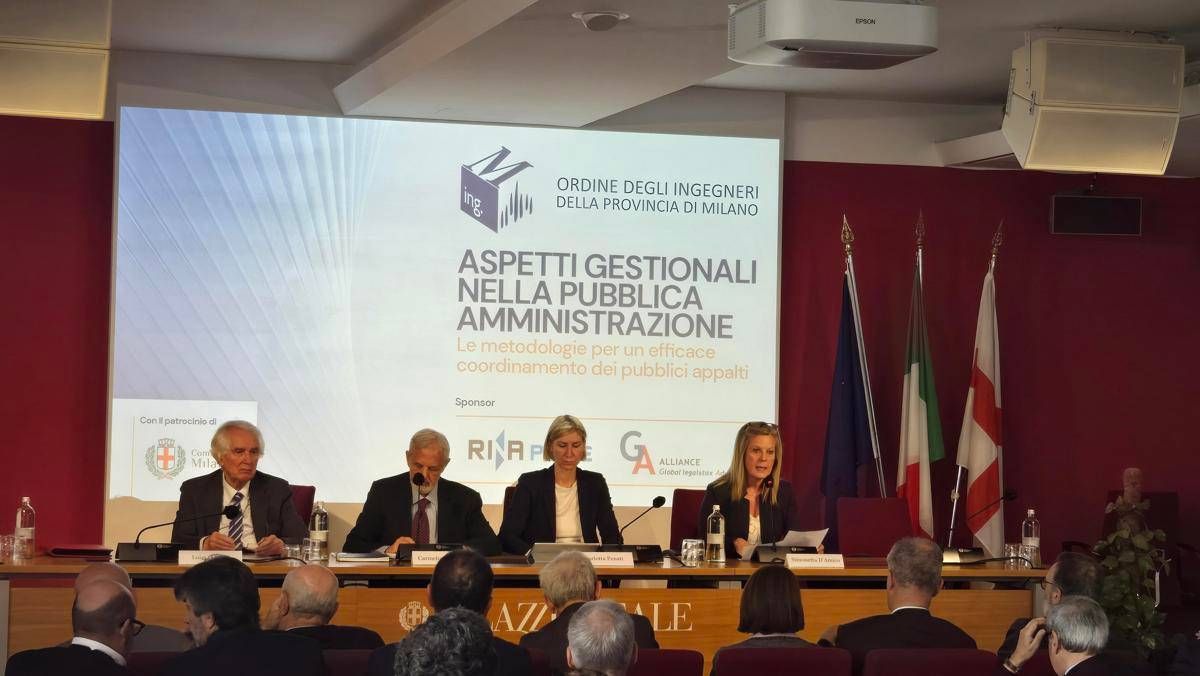 A Milano seminario Ordine degli ingegneri 'Aspetti gestionali nella pubblica amministrazione'
