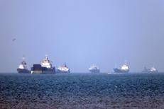 Petroliere a Hormuz - (Afp)