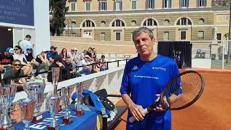 Luca Barbarossa a Tennis & Friends: “Prevenzione fondamentale, qui sport e salute si incontrano