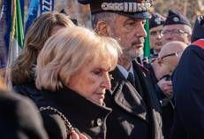 Cerimonia a Bologna in ricordo di tre carabinieri vittime della banda della Uno Bianca (Fotogramma/Ipa)
