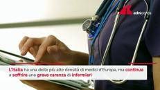 Tanti medici ma pochi infermieri, le cause in un rapporto sull'Italia