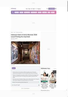 Indonesia: Il Padiglione Indonesiano alla Biennale di Venezia 2026 celebra un viaggio storico-artistico verso l'Italia