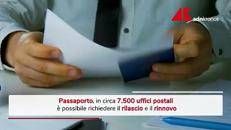 Passaporto, richiesta possibile in 7.500 uffici postali in tutta Italia